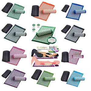 Lotus Acupressure Mat Cushion Pillow Yoga Stress Relief Relaxation F01