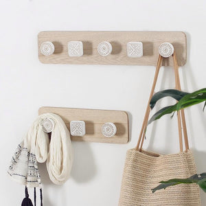 Wall Hanging Boho Hooks Minimalist Stylish Home Decor