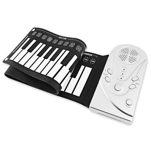 Portable Flexible 49 Keys Roll Up Piano Folding Electronic Keyboard