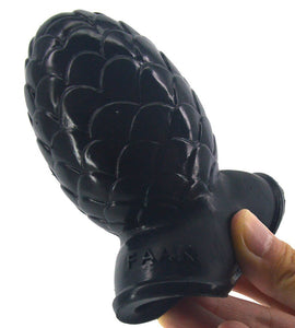 House Of Dasein Faak Silicone Butt Plug 9.5Cm 5.2Cm Thick Anal Dildo Brown Pink