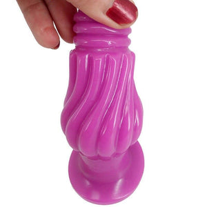 Faak Fantasy Dildo Dong Rubber Butt Plug Pink 12.3Cm 5Cm Thick