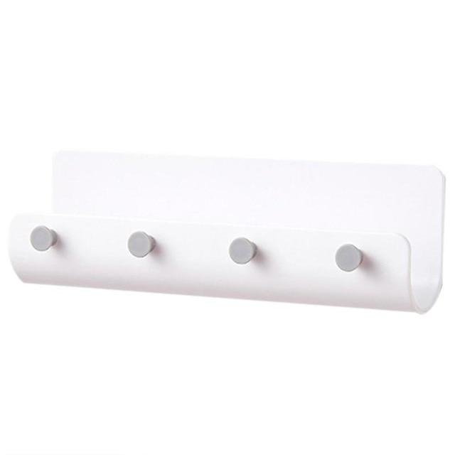 Nordic Wall Hooks With Shelf Key Rack Home Storage Organisation