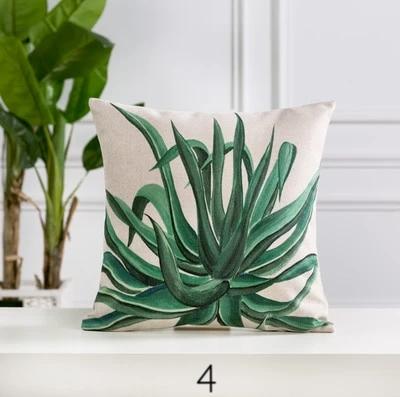 Tropical Plant Cushion Covers Coastal Home Decor