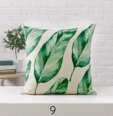 Tropical Plant Cushion Covers Coastal Home Decor