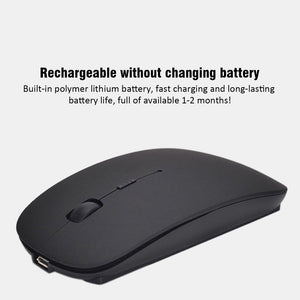 Wireless Ergonomic Rechargeable Computer Mouse