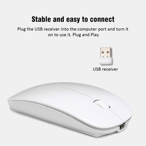 Wireless Ergonomic Rechargeable Computer Mouse