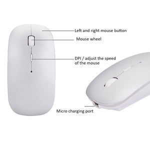 Wireless Ergonomic Rechargeable Computer Mouse