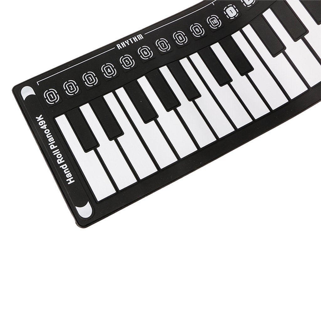 Portable Flexible 49 Keys Roll Up Piano Folding Electronic Keyboard