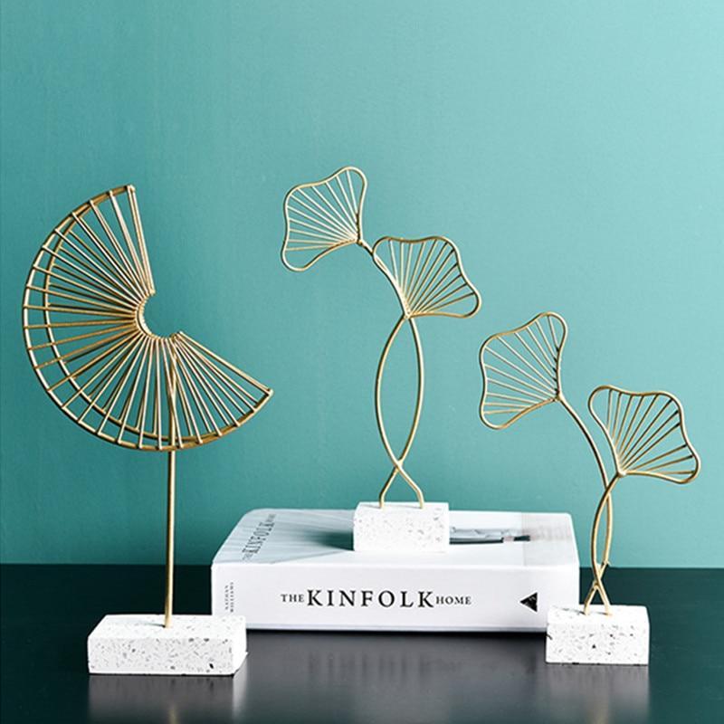 Gingko Leaves Sculpture Home Decor