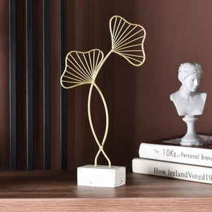 Gingko Leaves Sculpture Home Decor