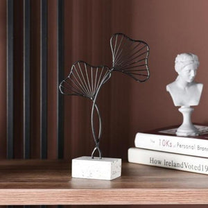 Gingko Leaves Sculpture Home Decor