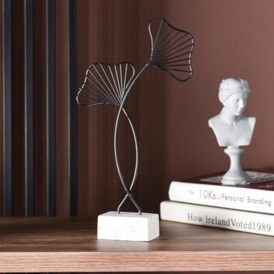 Gingko Leaves Sculpture Home Decor