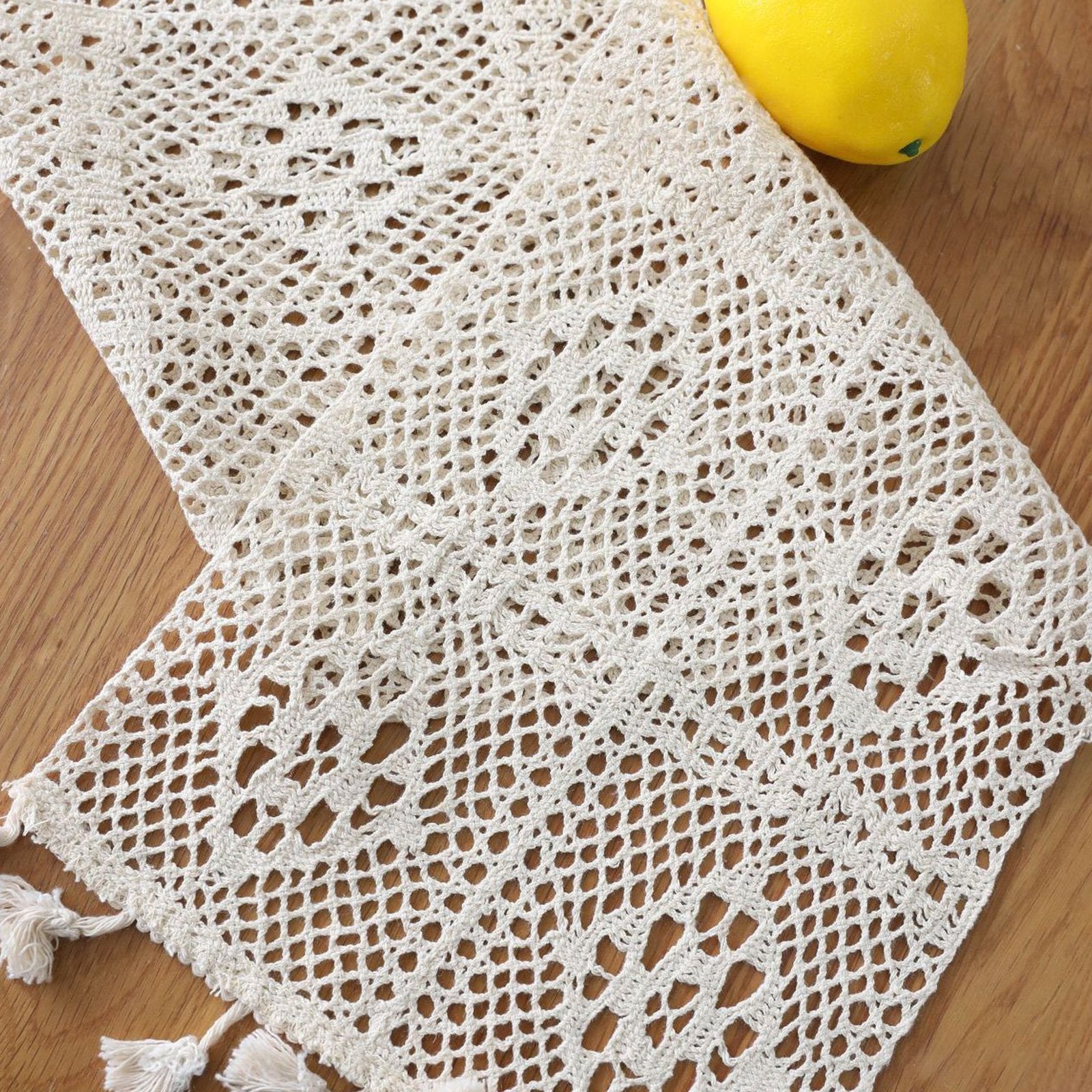 Lace Crochet Table Runner Home Decor