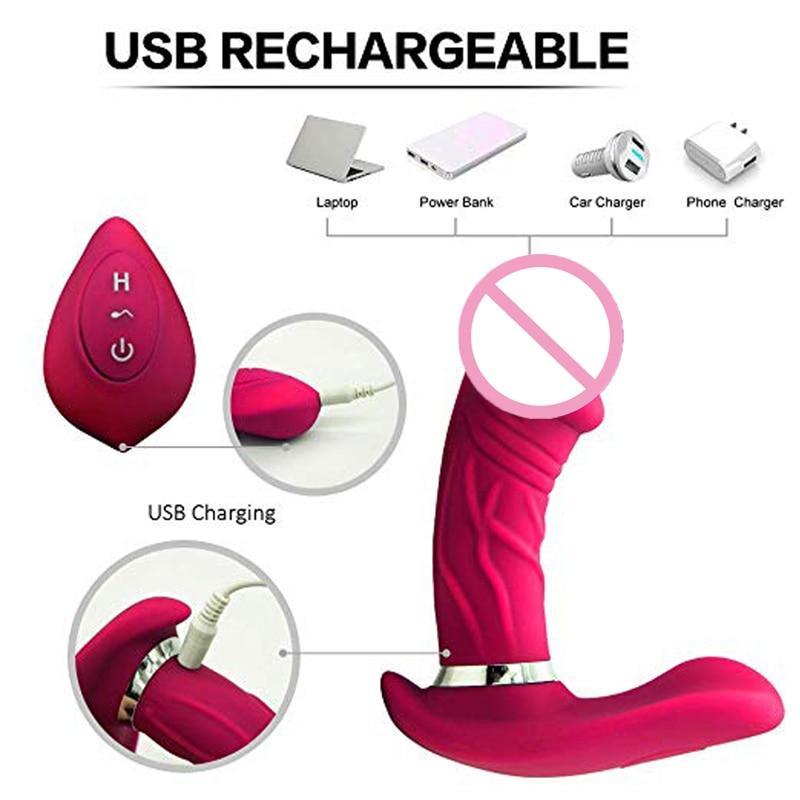 Wireless Butterfly Vibrant Quiet G Spot Vibrator Invisible Panties Wearable Clitoris Stimulator Usb Rechargeable Sex Toy