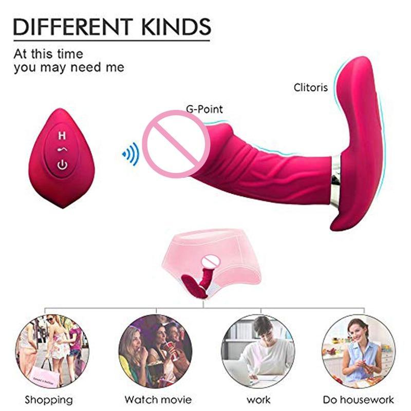 Wireless Butterfly Vibrant Quiet G Spot Vibrator Invisible Panties Wearable Clitoris Stimulator Usb Rechargeable Sex Toy