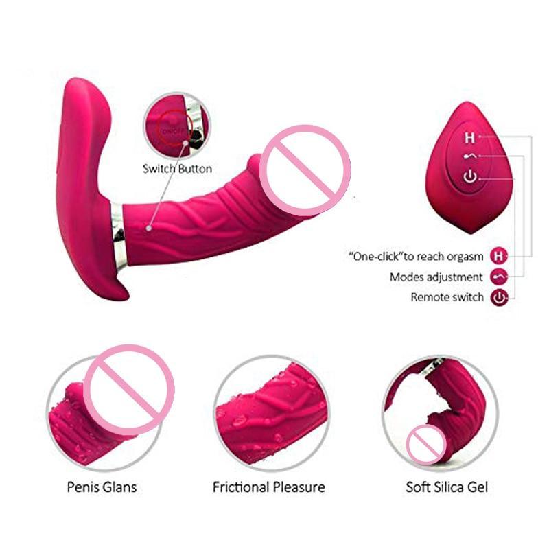 Wireless Butterfly Vibrant Quiet G Spot Vibrator Invisible Panties Wearable Clitoris Stimulator Usb Rechargeable Sex Toy