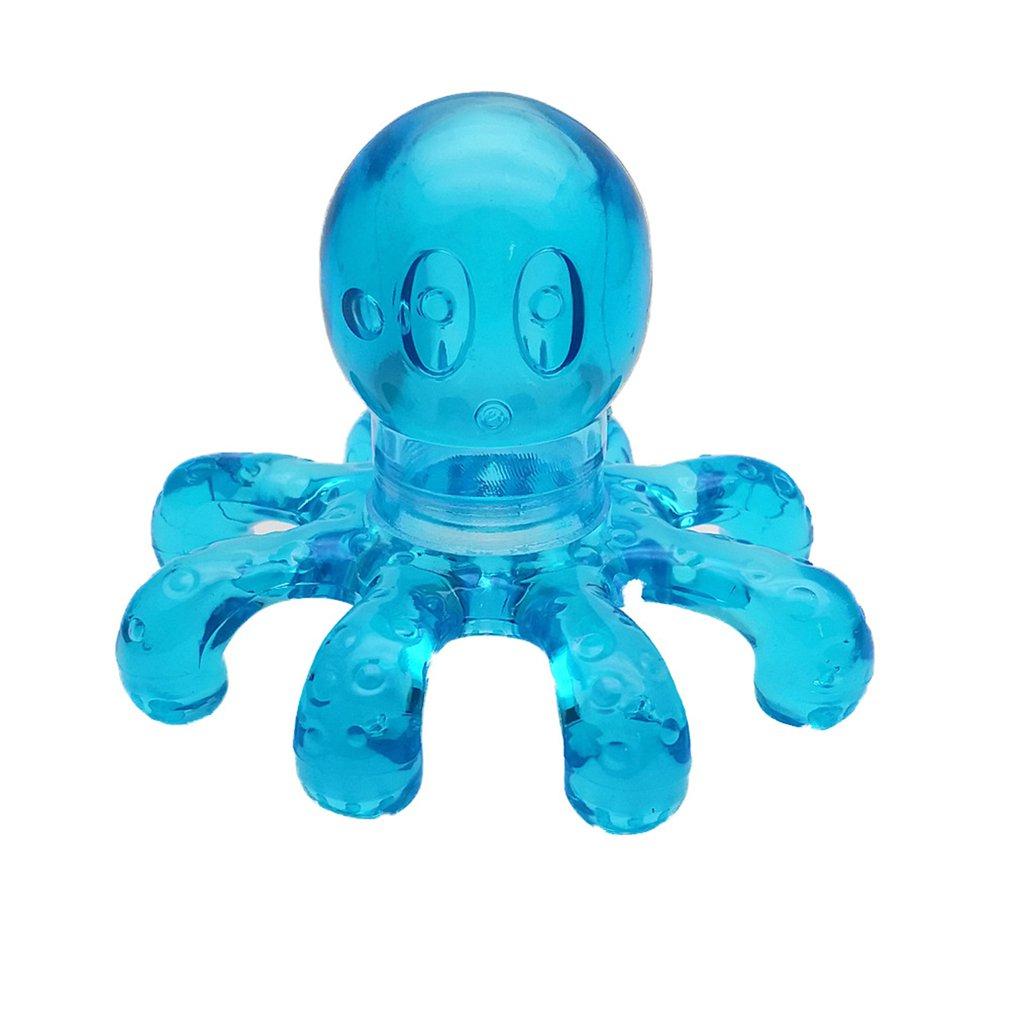 Pink Or Blue Portable Handheld Back Head Octopus Massager