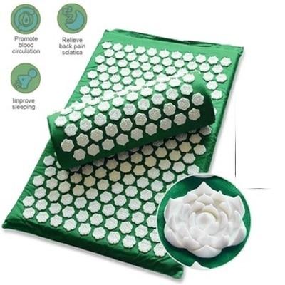 Lotus Acupressure Mat Cushion Pillow Yoga Stress Relief Relaxation F01