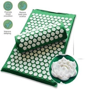 Lotus Acupressure Mat Cushion Pillow Yoga Stress Relief Relaxation F01