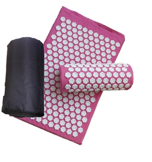 Lotus Acupressure Mat Cushion Pillow Yoga Stress Relief Relaxation F01