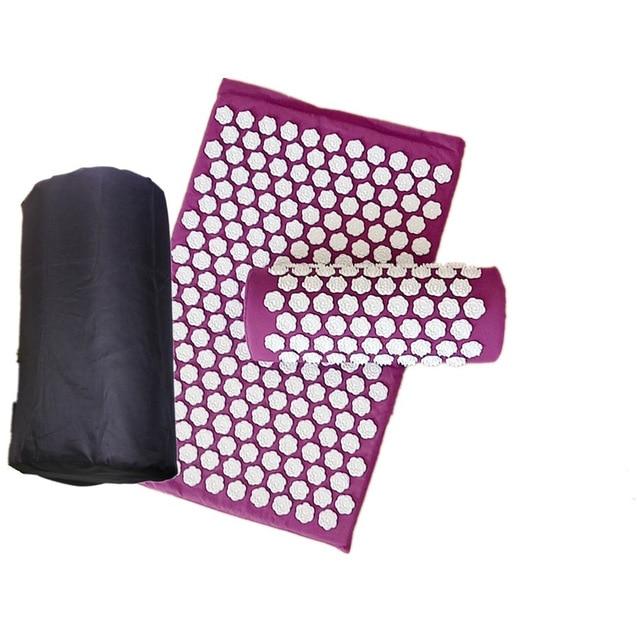 Lotus Acupressure Mat Cushion Pillow Yoga Stress Relief Relaxation F01