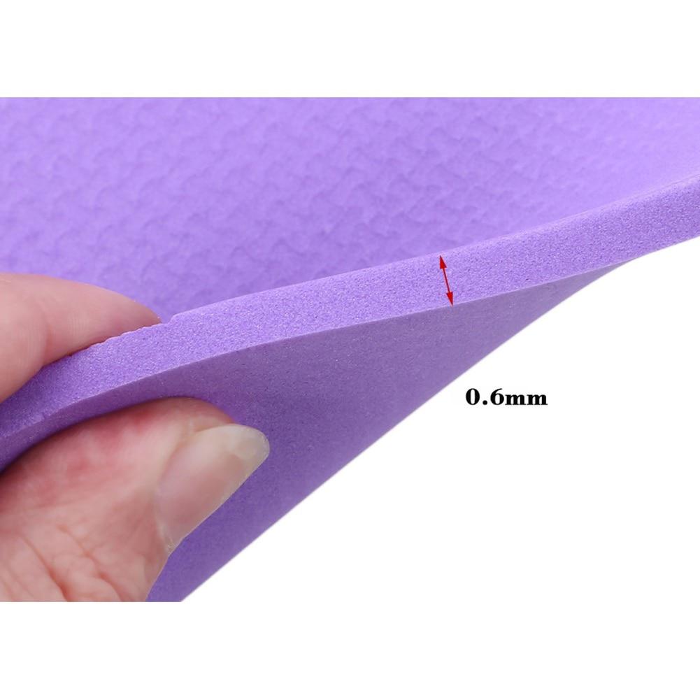 6Mm Eva Yoga Mat Fitness Pilates Home Gym Non Slip Exercise Purple Pink Blue