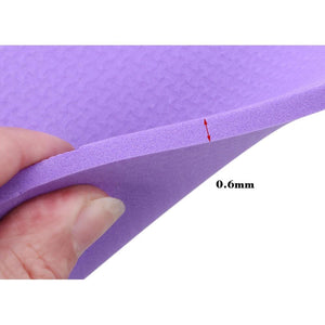 6Mm Eva Yoga Mat Fitness Pilates Home Gym Non Slip Exercise Purple Pink Blue