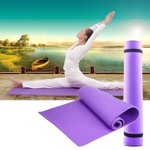 6Mm Eva Yoga Mat Fitness Pilates Home Gym Non Slip Exercise Purple Pink Blue