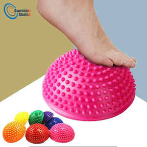 16Cm Inflatable Massage Yoga Ball Bumpy Pilates Balance Core Fitness