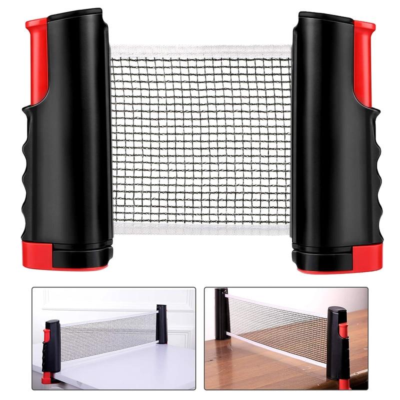 Portable Retractable Table Tennis Net Family Games Ping Pong Equipment