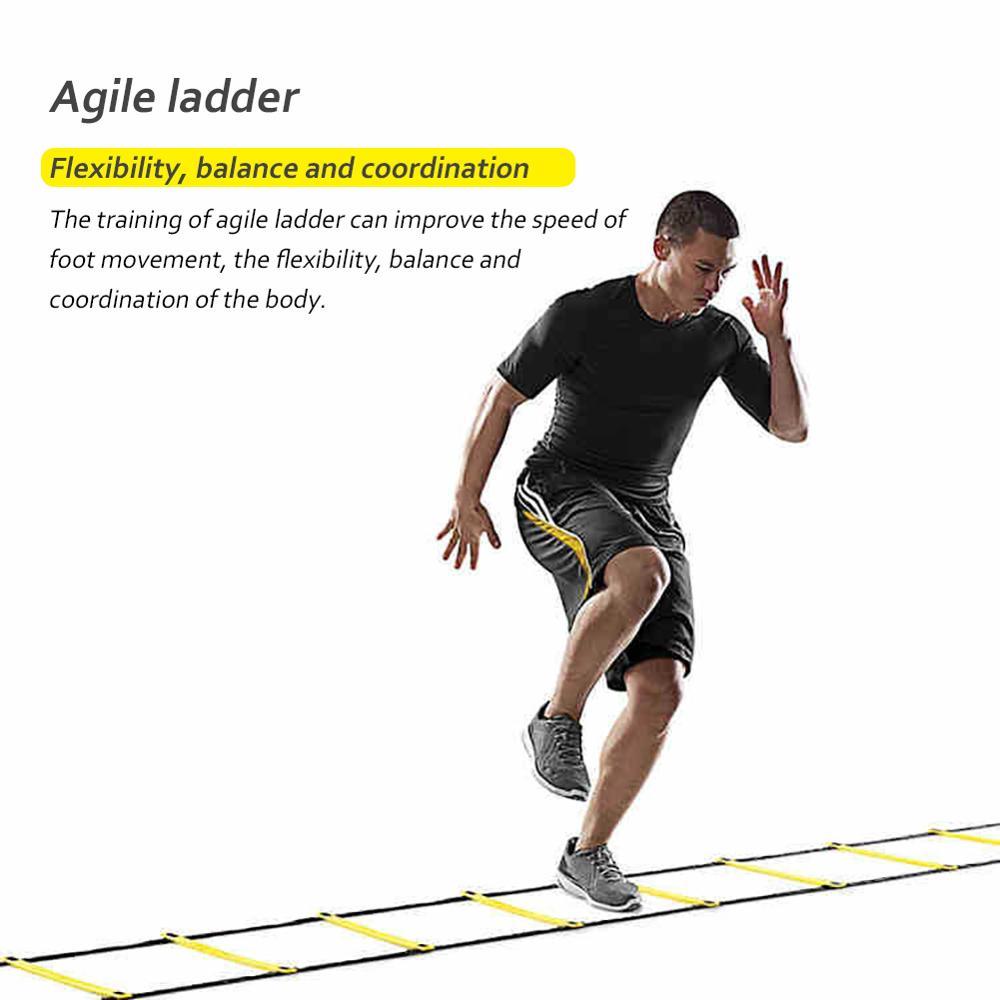 Agility Speed Jump Ladder Soccer Outdoor Training Home Fitness Exercise Workout