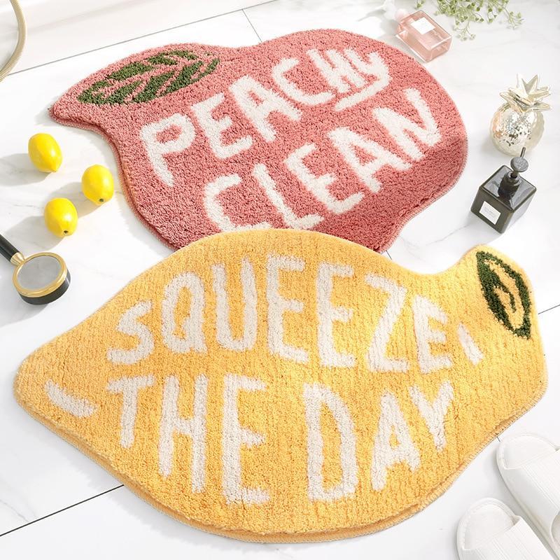 Fruit Puns Bath Mat