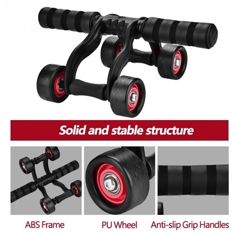 Ab Roller Abdominal Muscle Workout Wheels Home Gym Equipment