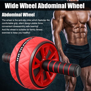 5 Colours Ab Wheel Waist Toning Core Workout Exercise Home Gym Fitness Equipment