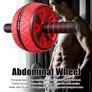 5 Colours Ab Wheel Waist Toning Core Workout Exercise Home Gym Fitness Equipment