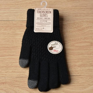 Smart Touchscreen Cashmere Knitted Winter Gloves Women