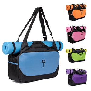 Multi Purpose Gym Bag With Yoga Mat In Blue / Pink Green Purple Orange