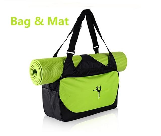 Multi Purpose Gym Bag With Yoga Mat In Blue / Pink Green Purple Orange