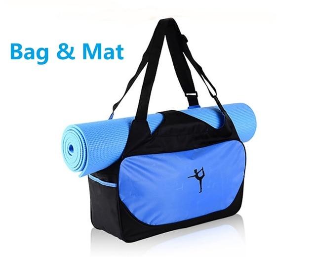 Multi Purpose Gym Bag With Yoga Mat In Blue / Pink Green Purple Orange