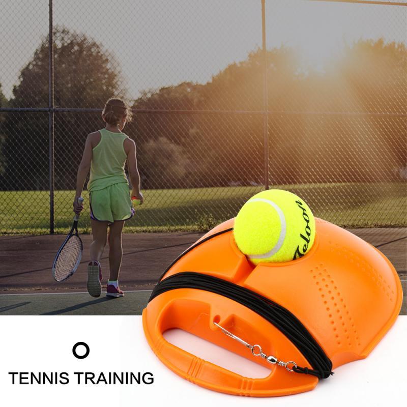 Solo Tennis Trainer With Balls Rebound Practice Training Exercise Home Fitness