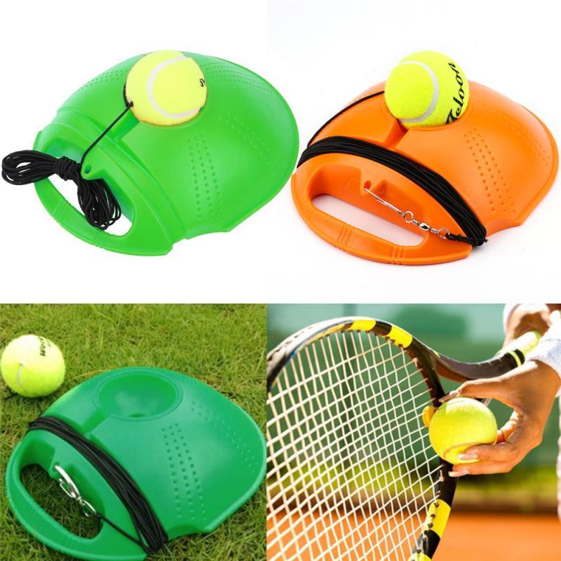 Solo Tennis Trainer With Balls Rebound Practice Training Exercise Home Fitness