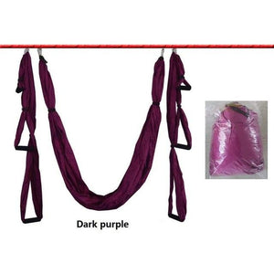 Anti Gravity Aerial Yoga Hammock Hanging Belt Swing Trapeze Home Gym Fitness Exercises