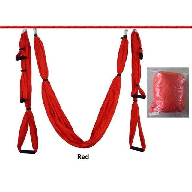 Anti Gravity Aerial Yoga Hammock Hanging Belt Swing Trapeze Home Gym Fitness Exercises