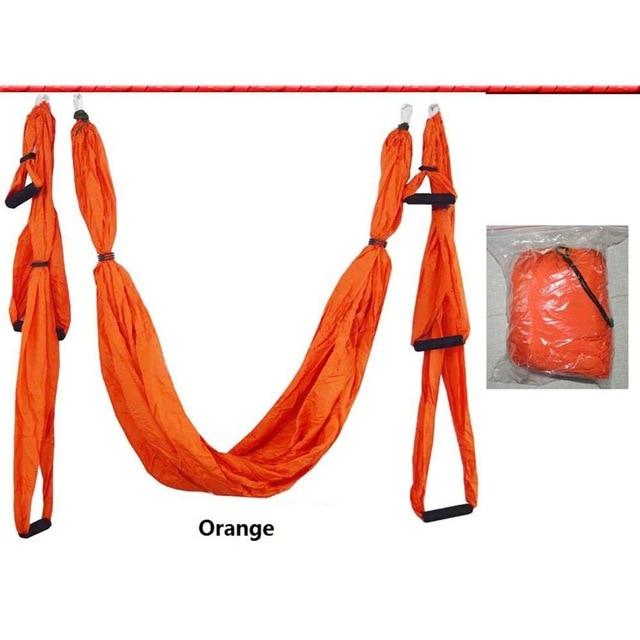 Anti Gravity Aerial Yoga Hammock Hanging Belt Swing Trapeze Home Gym Fitness Exercises