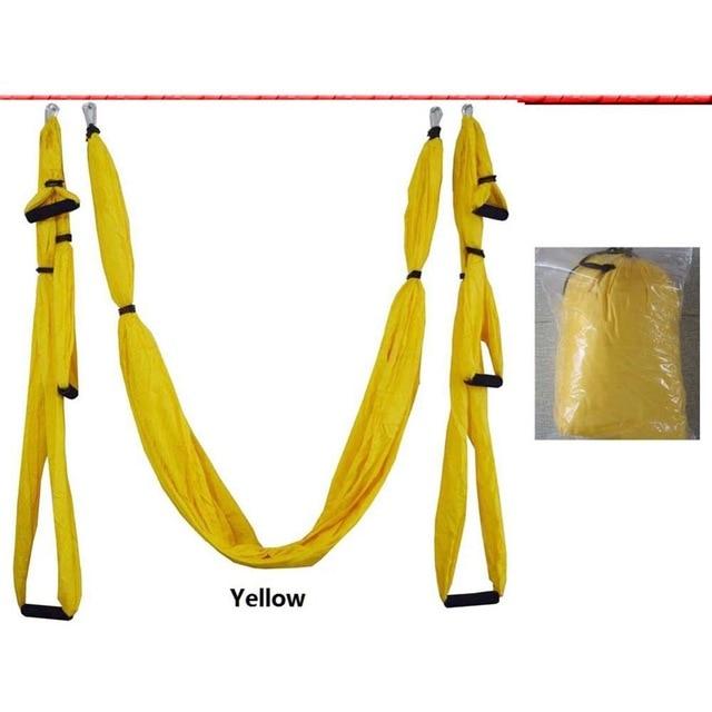 Anti Gravity Aerial Yoga Hammock Hanging Belt Swing Trapeze Home Gym Fitness Exercises