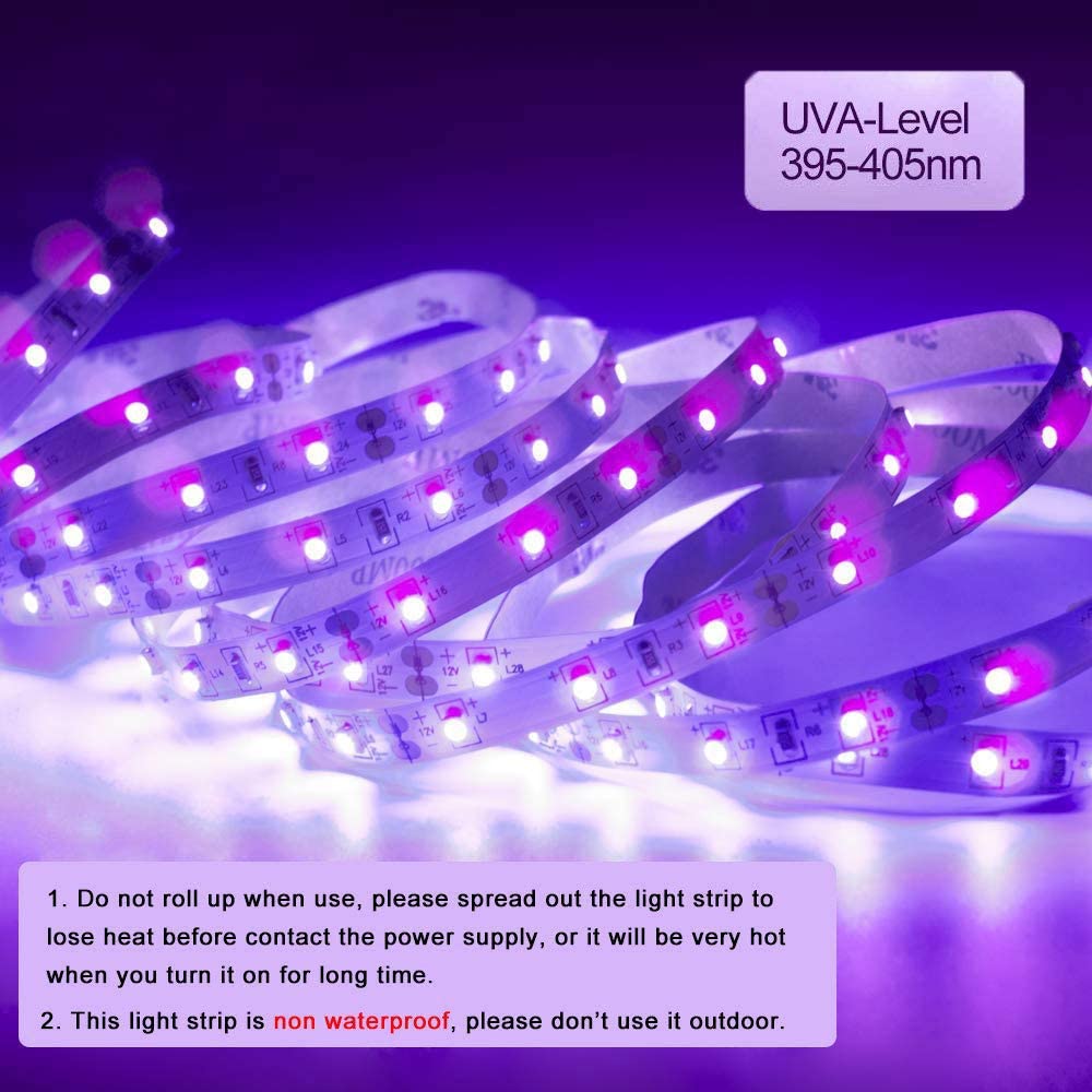 Uv 10M Tape Led Strip Lighting Indoor Home Backlight Lights