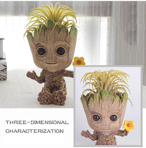 Baby Groot Mini Flowerpot Plant Holder Desktop Decoration Home