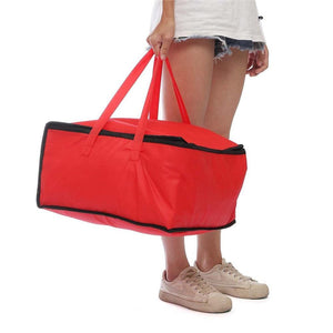 16.5 Inch Red Insulated Food Delivery Cooler Bag