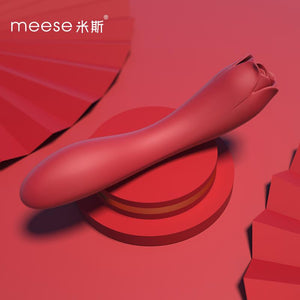 Rose Oral Licking Tongue Clitoris Vibrator Silicone Waterproof Sex Toy Women