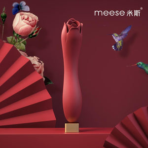 Rose Oral Licking Tongue Clitoris Vibrator Silicone Waterproof Sex Toy Women